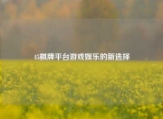 45棋牌平台游戏娱乐的新选择
