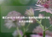 葡乙2021比分及积分榜2021赛季的精彩对决与球队积分榜解析