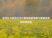 足球比分混合过关计算器智能预测与便捷选择的完美结合