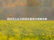 网球怎么比分网球比赛得分规则详解