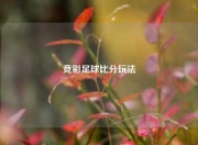 竞彩足球比分玩法