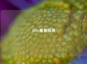 2019s赛赛程表