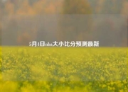 5月4日nba大小比分预测最新