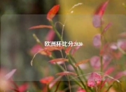 欧洲杯比分2020