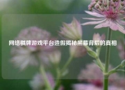 网络棋牌游戏平台造假揭秘黑幕背后的真相