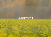 足彩比分500万
