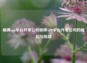 棋牌app平台开发公司棋牌APP平台开发公司的崛起与挑战