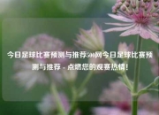 今日足球比赛预测与推荐500网今日足球比赛预测与推荐 - 点燃您的观赛热情！