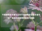 牛盟棋牌是杀猪平台吗牛盟棋牌是否是杀猪平台？揭秘网络赌博的真相与风险