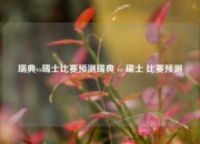 瑞典vs瑞士比赛预测瑞典 vs 瑞士 比赛预测