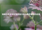 预测今天足球比赛数据分析与概率模型的应用