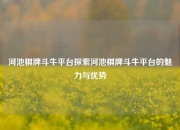 河池棋牌斗牛平台探索河池棋牌斗牛平台的魅力与优势