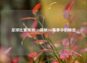 足球比赛预测310揭秘310赛事中的秘密