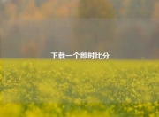 下载一个即时比分