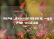 哔哩哔哩比赛预测哔哩哔哩赛事预测，一场充满期待与挑战的盛宴