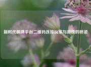 新时代棋牌平台二维码连接玩家与游戏的桥梁