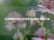 贝贝棋牌游戏平台探索休闲娱乐的新天地