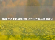 棋牌投资平台棋牌投资平台的兴起与风险评估