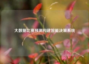 大数据比赛预测构建智能决策系统