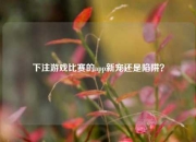 下注游戏比赛的app新宠还是陷阱？