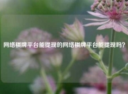 网络棋牌平台能提现的网络棋牌平台能提现吗？