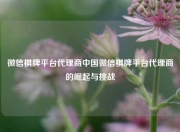 微信棋牌平台代理商中国微信棋牌平台代理商的崛起与挑战