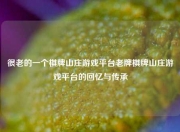 很老的一个棋牌山庄游戏平台老牌棋牌山庄游戏平台的回忆与传承