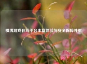 棋牌游戏在线平台丰富体验与安全保障并重