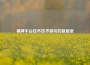 棋牌平台技术技术驱动的新篇章