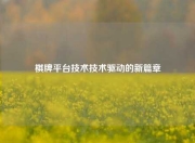 棋牌平台技术技术驱动的新篇章