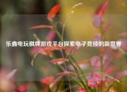 乐鑫电玩棋牌游戏平台探索电子竞技的新世界