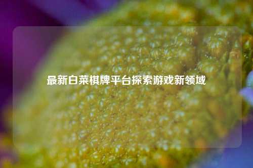 最新白菜棋牌平台探索游戏新领域