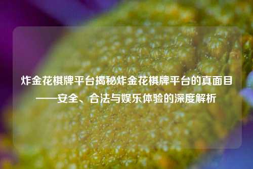炸金花棋牌平台揭秘炸金花棋牌平台的真面目——安全、合法与娱乐体验的深度解析