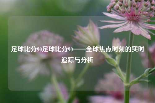 足球比分90足球比分90——全球焦点时刻的实时追踪与分析