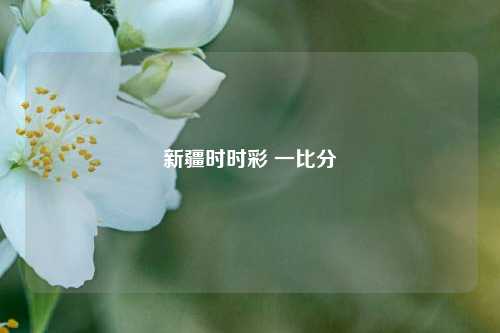 新疆时时彩 一比分