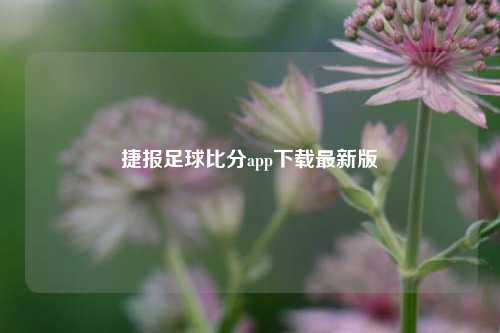 捷报足球比分app下载最新版