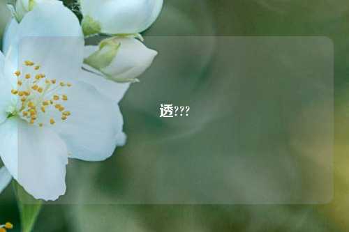 透???